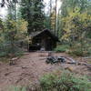 "Hobo Hilton" cabin along North Fork John Day River.