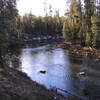 Fall River near bend (actually on trail on south side of river) (12-30-2017)