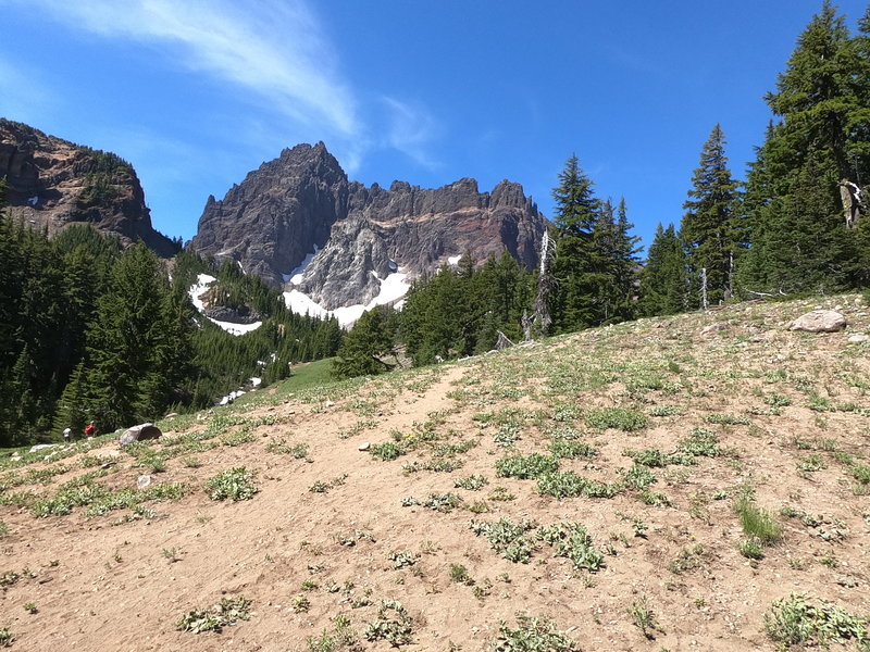 3-Fingered Jack from approach trail (07-14-2020)