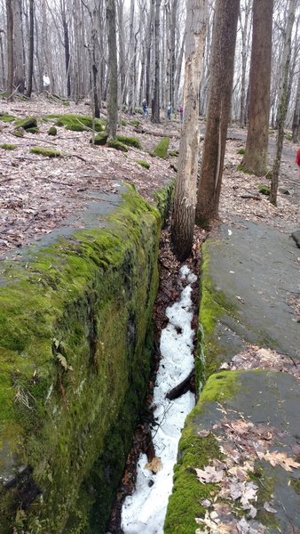 Sandstone ledges