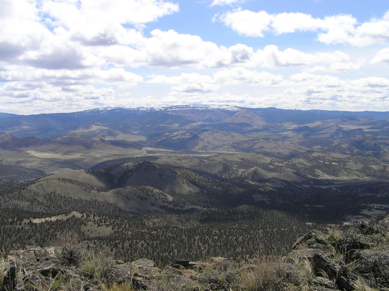 View south from Sutton Mountain's summit (04-17-2018)