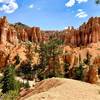 The views along this trail are stunning. The ponderosa pines really complement the vivid orange terrain.