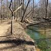 Trail by the water