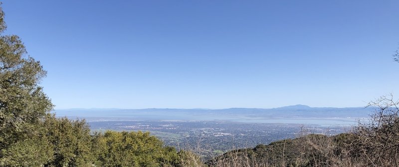 On a clear day, you can see Stanford campus.