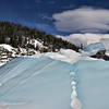 Lake Haiyaha blue ice