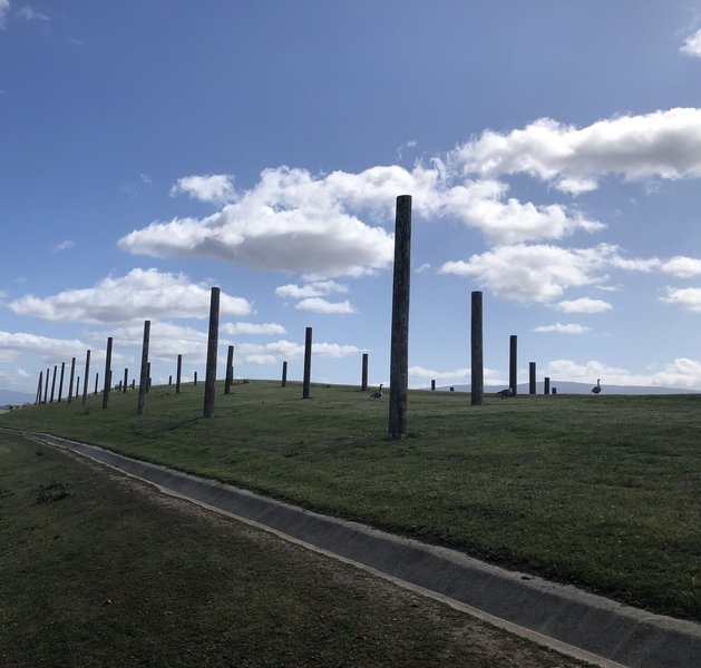 Art installation at the park.