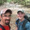 Hiking with my son — best hiking buddy ever. Final day on AHT. No water anywhere! Glad we packed and stashed all we needed.