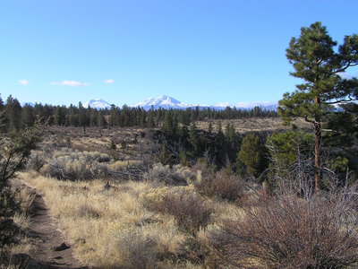 Three Sisters from plateau above Whychus Canyon (11-06-2018)