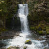 Steep Creek Falls is clearly viewable from the road.