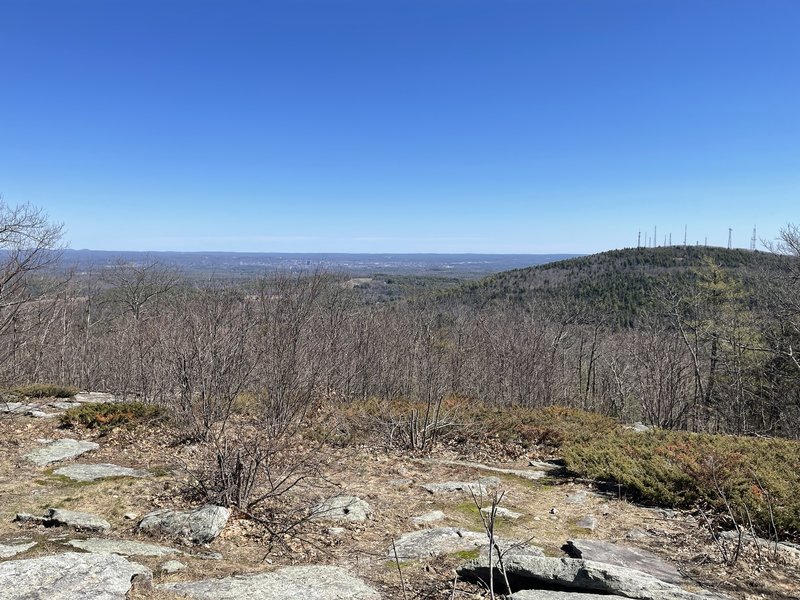 Viewpoint eastward towards Manchester.