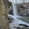 Falls from Basin Trail in early spring.