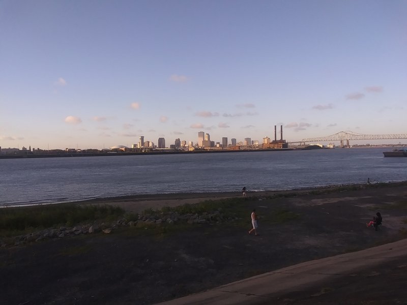 River Trail looking at New Orleans