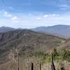 Looking back at Blue Ridge parking area.