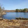 Picnic area overlooking Beaver Lake