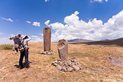 Dragonstones on Gegham mountain range.
