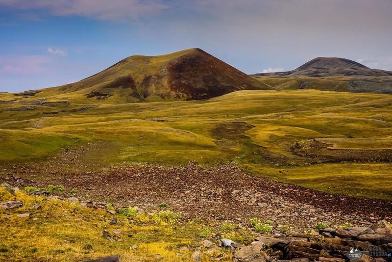 Volcanic craters on Gegham mountan range