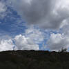 Dramatic clouds along the Shaw Valley Trail.
