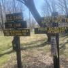 The start of the Old Barn Trail and the River Ridge Back Pack Trail.