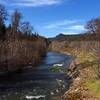 Elk Creek just downstream of the swimming spot.