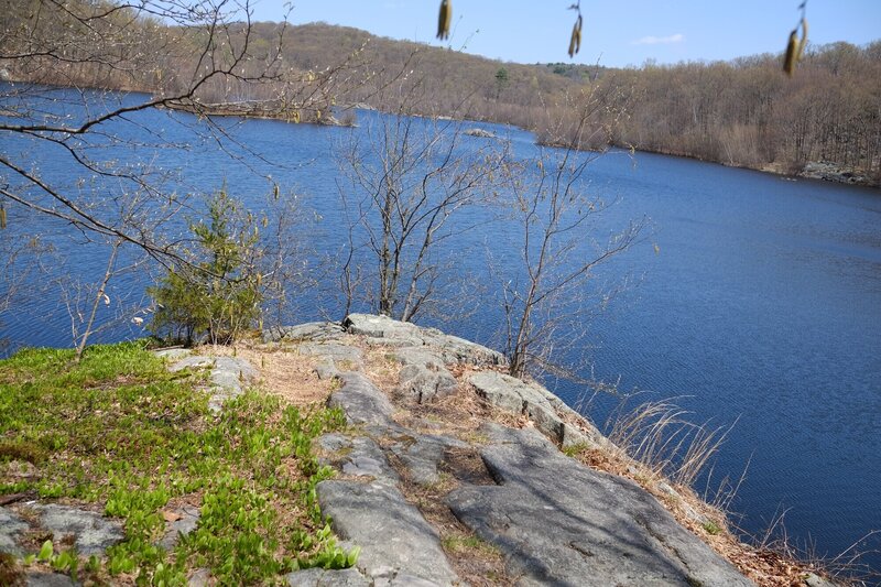 Red Trail - lake view.