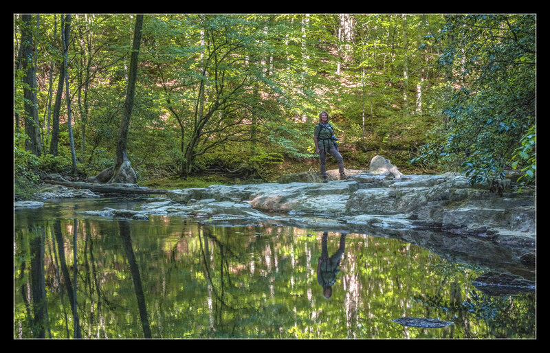 Reflection at North Valley Trail