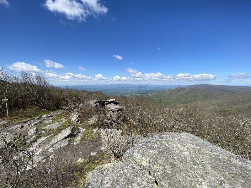 View from the top of Bald Knob (located at the end of the Bald Knob Trail).