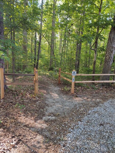 One of the starting trailheads.