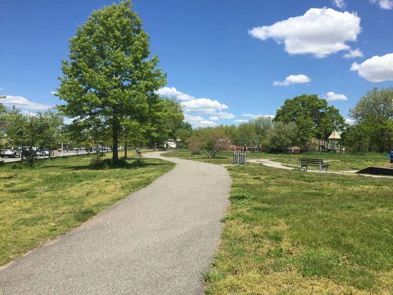 Asphalt path