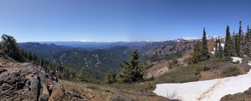 Mount Stuart to Mount Rainier (Taquoma) to Mount Adams (Pahto)