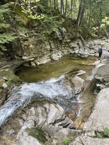 Lower waterfall on Cascade Path