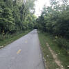 Paved path on Olentangy Trail near the Buckeye Swamp.