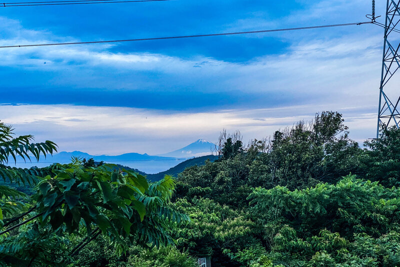 A view of Mt. Fuji.