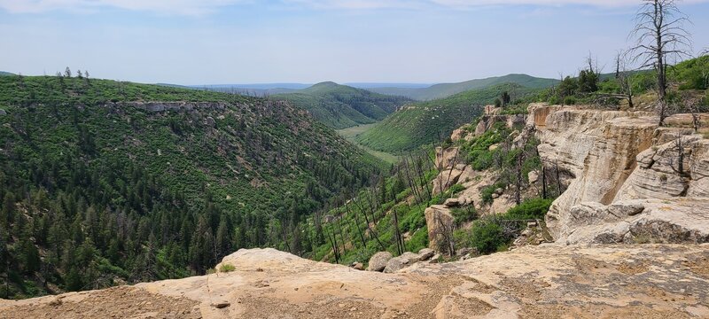 View into the valley.