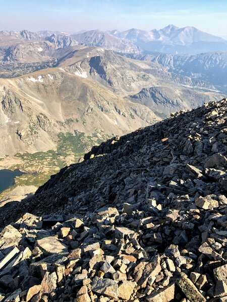 Looking north towards RMNP