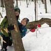 Families enjoy finding the hidden objects that are changed out monthly along the trail!