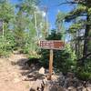 Sign at the Venable TrailHead for Goodwin Trail.