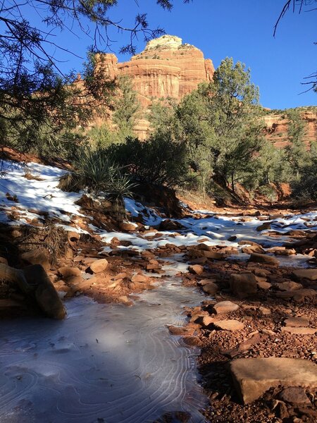 Cool start to a great hike.