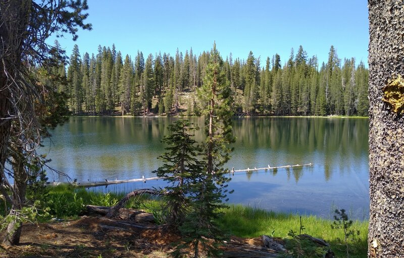 Jakey Lake, a pretty little lake along Widow Lake to Snag Lake Trail.