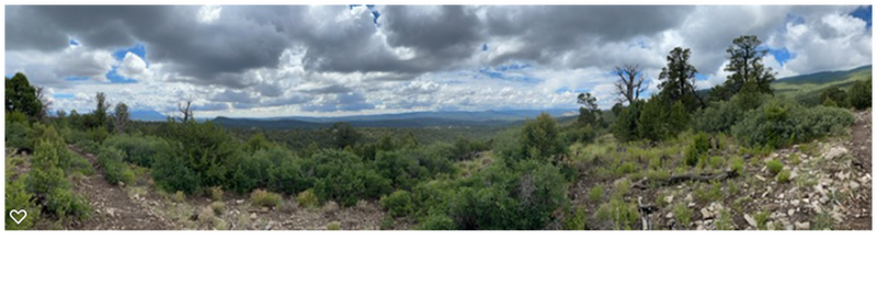 View from the southern end of vista.