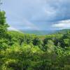 Double rainbow on Black Forest Trail.