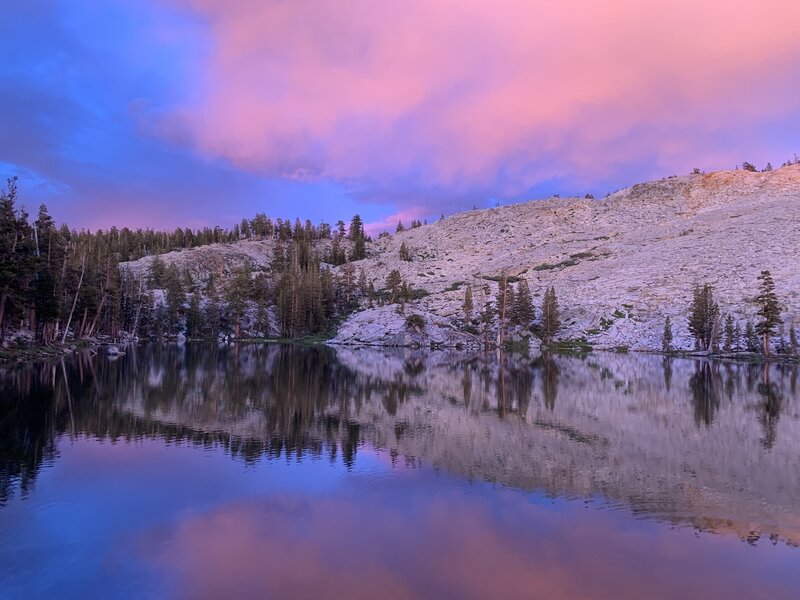 Buena Vista Lake at sunset.