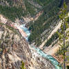 The grand canyon of Yellowstone.