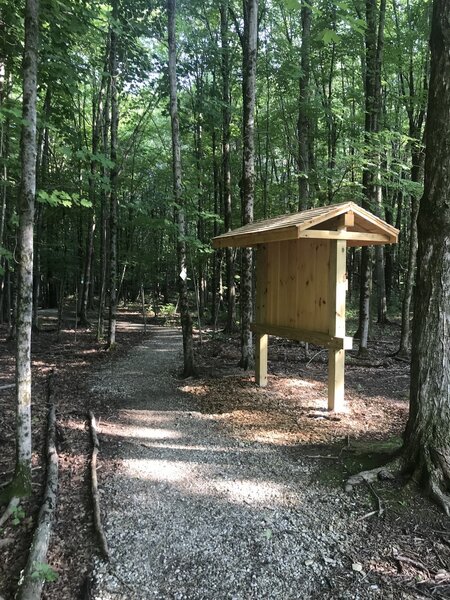 Kiosk at the Orchard drive parking lot