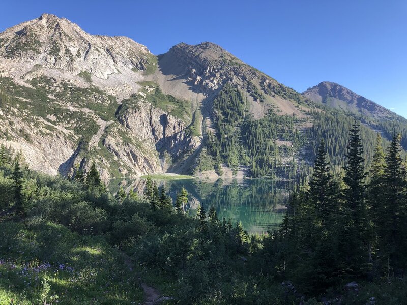 View into Snowmass Lake