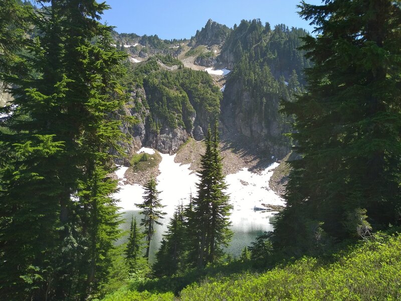 Little Blue Lake along Pilot Ridge Trail.