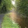 Feeder canal at sunset