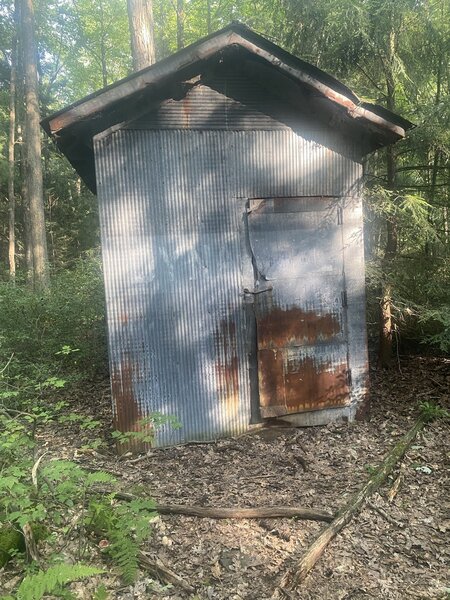 Shed for storing Dynamite.