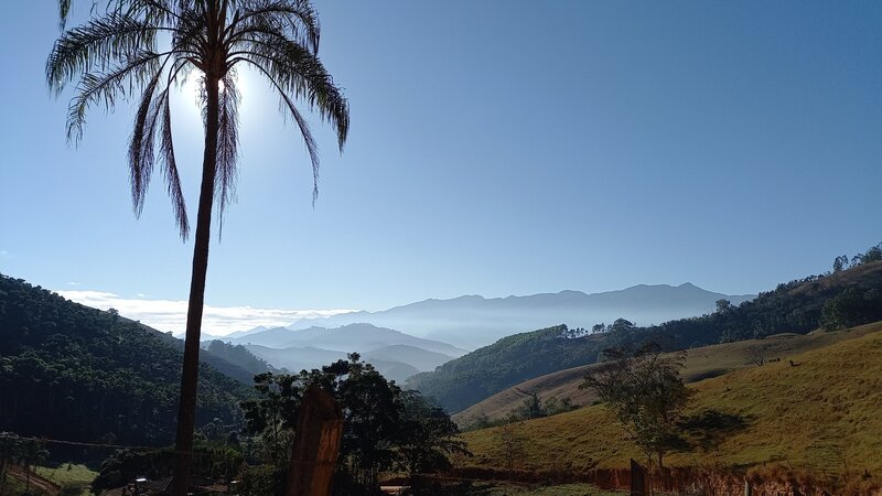 View of the Caparaó mountains (july/2021).