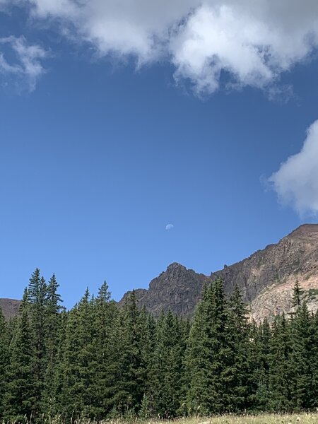 Moon over Meadow Creek