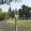 City Playfield Path sign